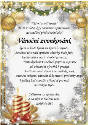 VÁNOČNÍ ZVONKOVÁNÍ - Družba 1