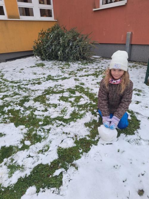 Sluníčka - První sníh